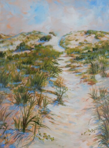 Dune Trace Peinture intitulée "Dune Trace" par Joy Parks Coats, Œuvre d'art originale, Acrylique