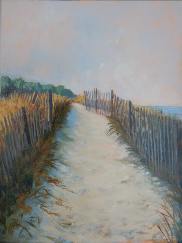 Morning on the Dunes II Peinture intitulée "Morning on the Dune…" par Joy Parks Coats, Œuvre d'art originale, Acrylique