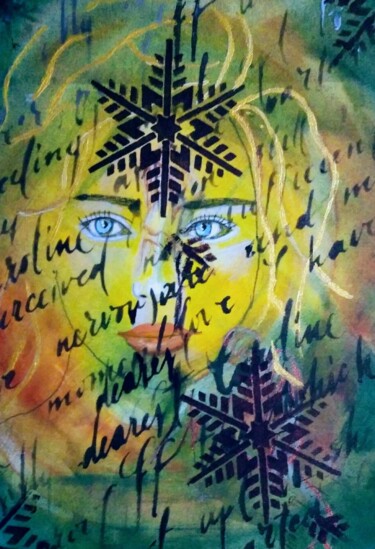 "i GREW UP MOM 🌹🌹🌹" başlıklı Tablo Ayşe Keleş tarafından, Orijinal sanat, Akrilik