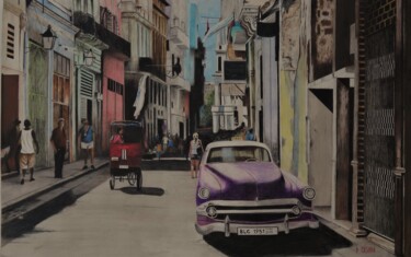 图画 标题为“HAVANA 2” 由Patrick Casado, 原创艺术品, 铅笔