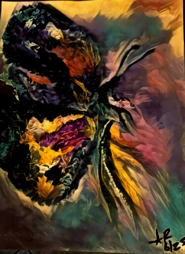 绘画 标题为“Butterfly Colors” 由Alexandra Roberts, 原创艺术品, 丙烯