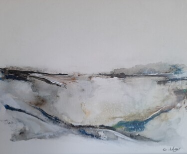 Painting titled "Enigme 2" by Christine Leger, Original Artwork, Acrylic