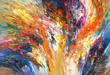 Celebrate Every Day XL 2 绘画 标题为“Celebrate Every Day…” 由Peter Nottrott, 原创艺术品, 丙烯
