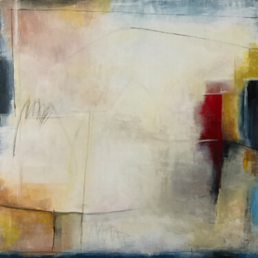 「Ventana a la ciudad」というタイトルの絵画 David García Rincónによって, オリジナルのアートワーク, アクリル ウッドストレッチャーフレームにマウント