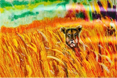 图画 标题为“Lioness” 由Yana Sviatkina, 原创艺术品, 粉彩