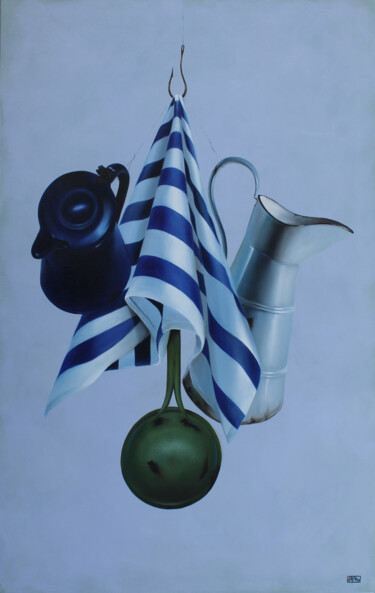 Peinture intitulée "APPARENZE CELATE -s…" par Nicoletta Bagatti, Œuvre d'art originale, Huile Monté sur Châssis en bois