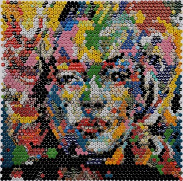 "Marylin Monroe 2.0" başlıklı Kolaj Henning Leuschner tarafından, Orijinal sanat, Kolaj