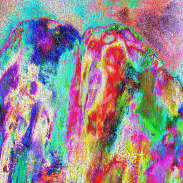 Digital Arts titled "l'art de la pensée" by Cj Perin, Original Artwork, Digital Painting