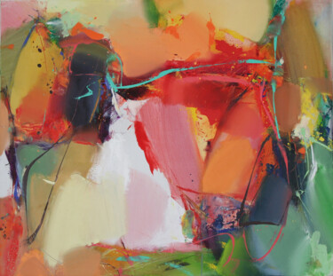 Painting titled "Cassiopeia" by Plamen Bibeschkov, Original Artwork, Oil