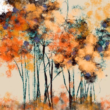 绘画 标题为“Autumn is coming” 由Viola Gr, 原创艺术品, 数字油画