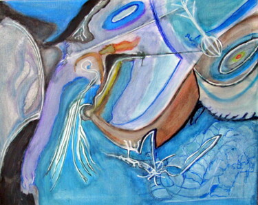 Peinture intitulée "SIN TITULO 5" par Juan Luis Gandulfo, Œuvre d'art originale, Acrylique Monté sur Châssis en bois
