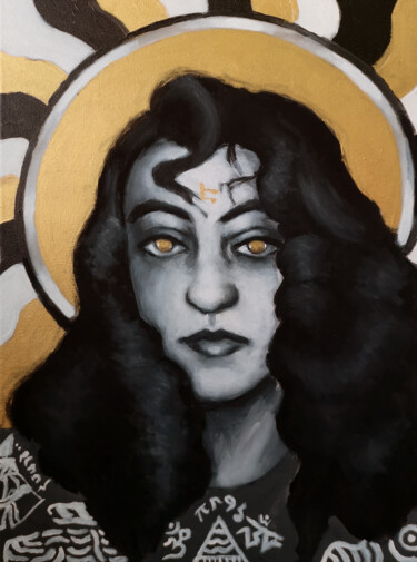 绘画 标题为“Tara” 由Moushegh Karavartanian, 原创艺术品, 丙烯