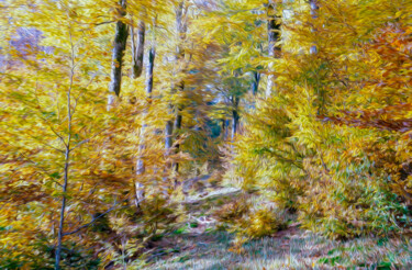 Digitale Kunst mit dem Titel "The Path" von Patrick Kessler, Original-Kunstwerk, 2D digitale Arbeit