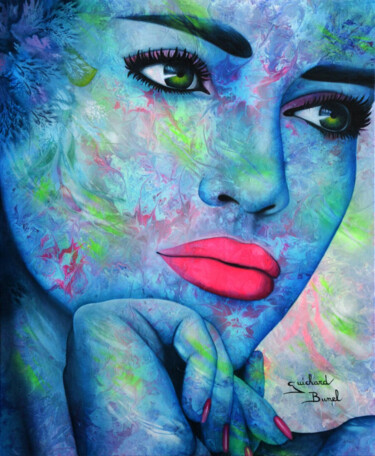 Peinture intitulée "La mille et unième…" par Jeannette Guichard-Bunel, Œuvre d'art originale, Huile
