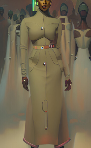 数字艺术 标题为“Classy Ladies” 由China Alicia Rivera, 原创艺术品, 数字油画