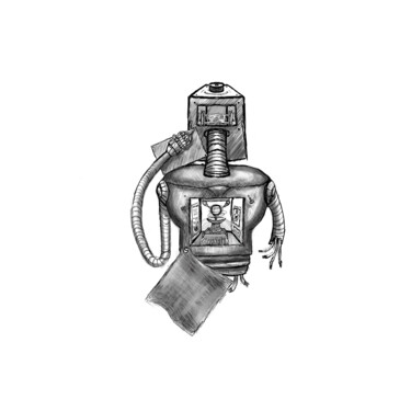 数字艺术 标题为“Rob .co - auto-cuid…” 由Henrique De Macedo Airoso Da Silva, 原创艺术品, 数字油画