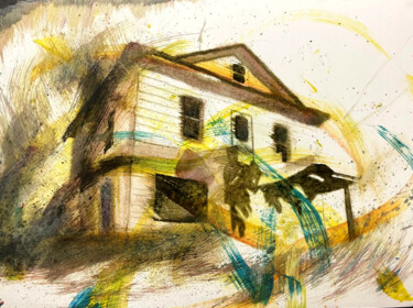 Painting titled "Spirit" by Sánchez Gruffy, Original Artwork, Oil