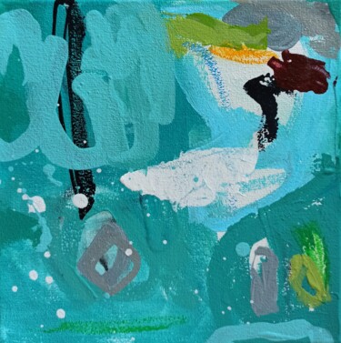 In My Dreams - one of four mini square se Painting titled "In My Dreams - one…" by Tetiana Mokrik, Original Artwork, Acrylic