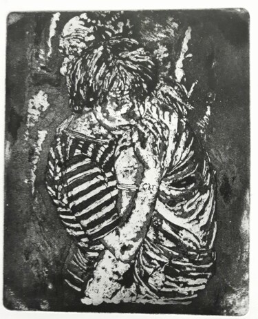 Printmaking titled "On achève bien les…" by Bergstrasser Laurent, Original Artwork, Etching