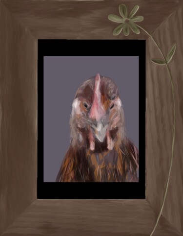 Digital Arts με τίτλο "Pou-poule..." από Jacky Patin, Αυθεντικά έργα τέχνης, Ψηφιακή ζωγραφική