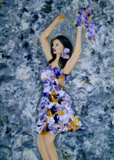 "THE DANCE OF SPRING…" başlıklı Tablo Ayşe Keleş tarafından, Orijinal sanat, Akrilik