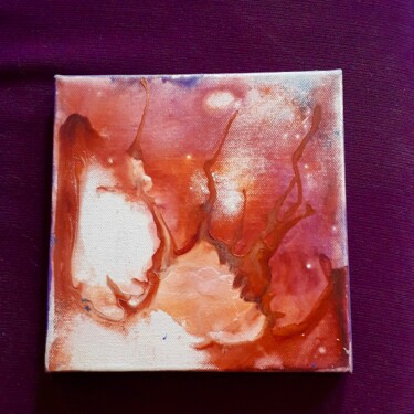 Peinture intitulée "naître en douceur 1" par Céline Godfroy, Œuvre d'art originale, Acrylique