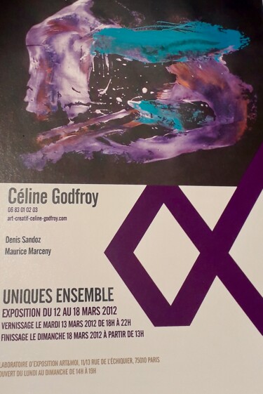 "flyer Exposition  2…" başlıklı Dijital Sanat Céline Godfroy tarafından, Orijinal sanat, Foto Montaj