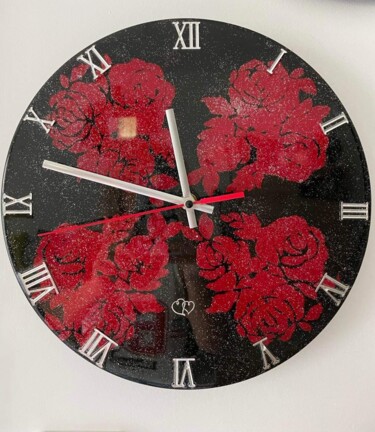 Peinture intitulée "Roses" par Sobo, Œuvre d'art originale, Acrylique