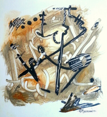绘画 标题为“ABSTRACT ON DO MENOR” 由Schoelmann, 原创艺术品, 丙烯