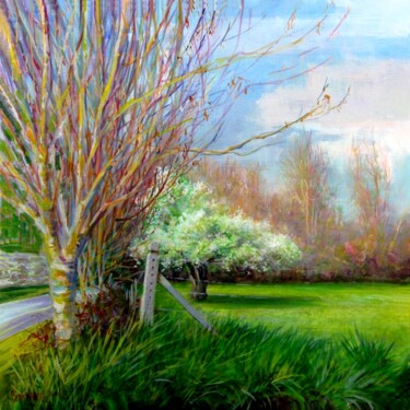 Peinture intitulée "Étudie donc simplem…" par Applestrophe, Œuvre d'art originale, Acrylique