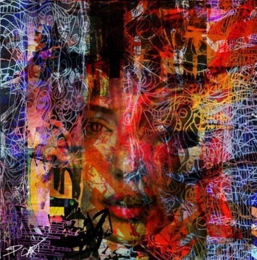 Painting titled "Paola" by Pierre Olié, Original Artwork, Lithography