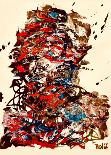 Painting titled "Sahara" by Pierre Olié, Original Artwork, Lithography