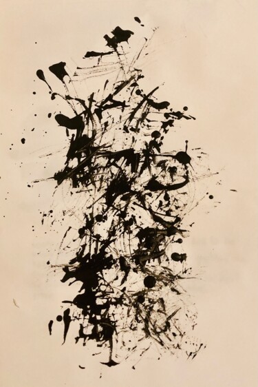 Painting titled "Cally black spirit" by Pierre Olié, Original Artwork, Lithography