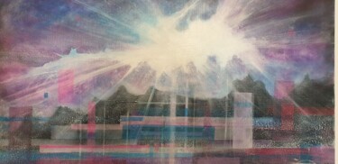 Painting titled "Metamorphis" by Jean Marc Zunino, Original Artwork, Acrylic Mounted on Wood Stretcher frame