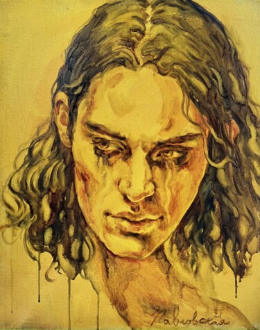 绘画 标题为“I allow myself” 由Isolde Pavlovskaya, 原创艺术品, 油 安装在纸板上