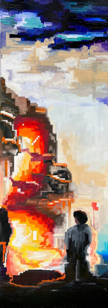 Painting titled "NoOne" by Artem Danevych, Original Artwork, Oil