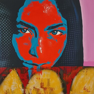 Peinture intitulée "Fortitude breath" par Hu/Lie, Œuvre d'art originale, Acrylique Monté sur Châssis en bois