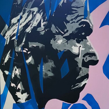 Peinture intitulée "SECRET SILENCE" par Hu/Lie, Œuvre d'art originale, Acrylique Monté sur Châssis en bois