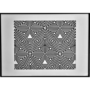 Labyrinth Dessin intitulée "Labyrinth" par Mmm, Œuvre d'art originale, Marqueur