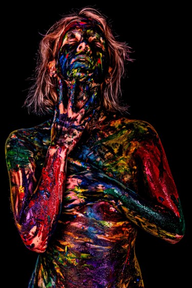 Fotografie getiteld "Visceral Colors" door Gelu Stanculescu, Origineel Kunstwerk, Gemanipuleerde fotografie