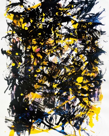 Printmaking titled "Cally yelloww" by Pierre Olié, Original Artwork, Digital Print