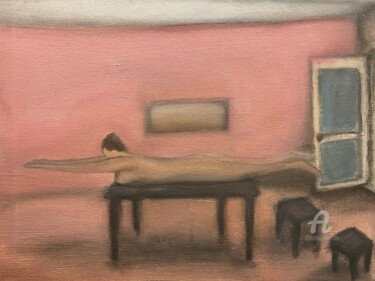 Peinture intitulée "and so in the morni…" par Waldemar Pars, Œuvre d'art originale, Huile Monté sur Châssis en bois