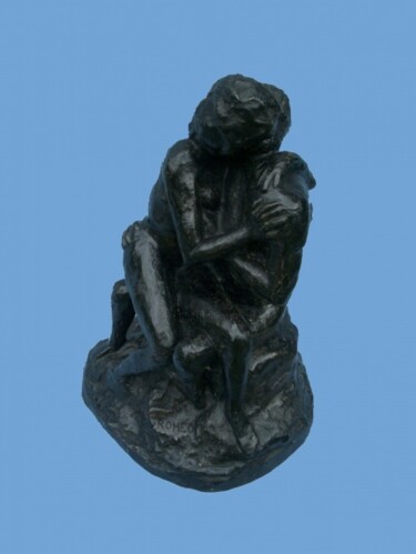 CASAL APAIXONADO Escultura intitulada "CASAL APAIXONADO" por Romeo Zanchett, Obras de arte originais
