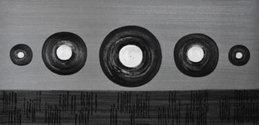 Painting titled "The Circle Theory #…" by Faye Zxz, Original Artwork, Oil