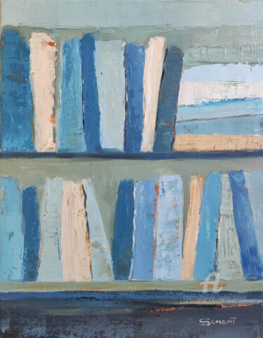 Schilderij getiteld "Pockets" door Sophie Dumont, Origineel Kunstwerk, Olie