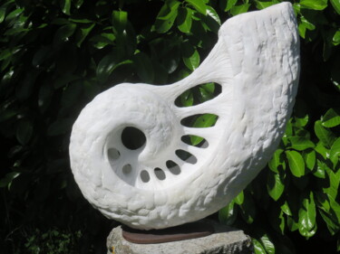 Sculpture intitulée "Ex-tension IC 99" par Gilbert Frizon, Œuvre d'art originale, Pierre