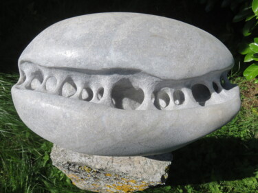 Sculpture intitulée "Ex-tension C 100" par Gilbert Frizon, Œuvre d'art originale, Pierre