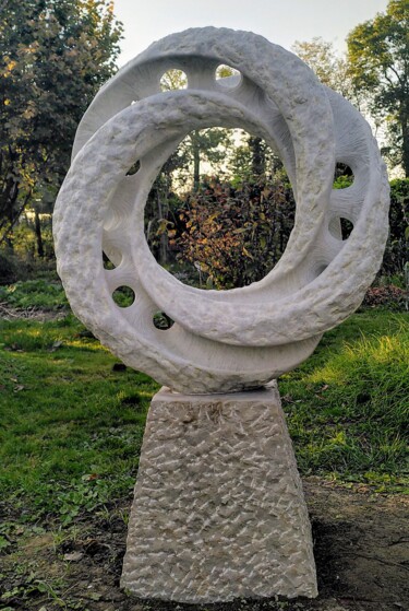 Sculpture intitulée "Ex-tension CIII 103" par Gilbert Frizon, Œuvre d'art originale, Pierre