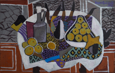 绘画 标题为“still life with a w…” 由Mykola Kozlovskyi, 原创艺术品, 丙烯