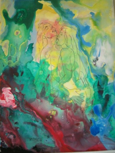 MULHERES ÍNTIMAS Pintura intitulada "MULHERES ÍNTIMAS" por Romeo Zanchett, Obras de arte originais